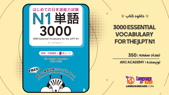 دانلود کتاب 3000 Essential Vocabulary for the JLPT N1